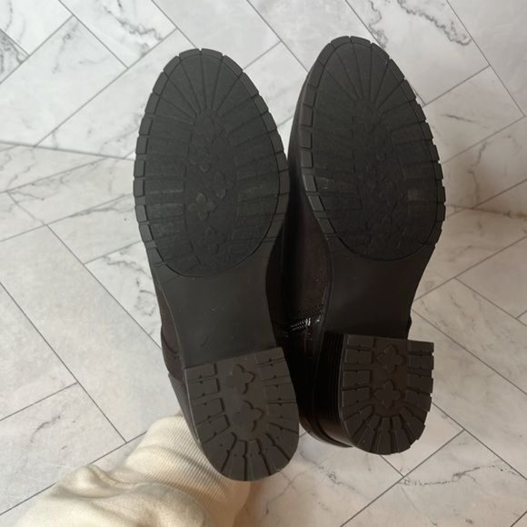 NWT Karen Scott Womens Brown Francess Suede/Leather Heel Shoe Size 5.5M - Picture 8 of 9